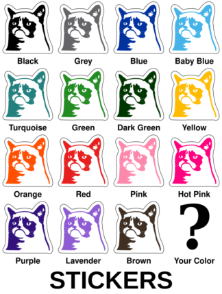Grumpy Cat 2 Stickers